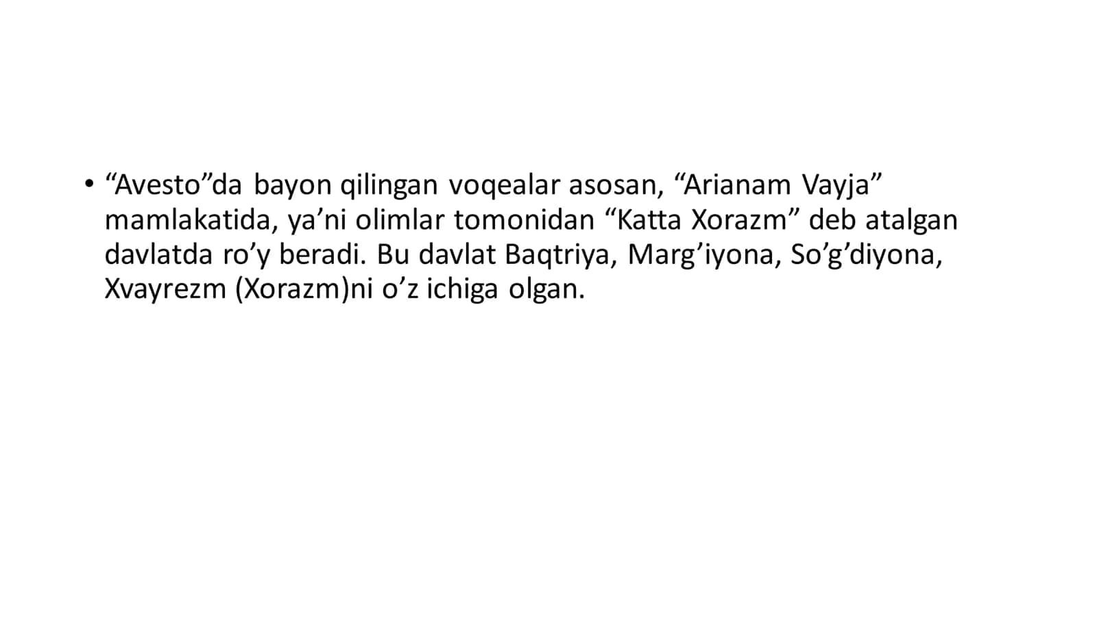 “Avesto tarixi“ bo‘limi 3