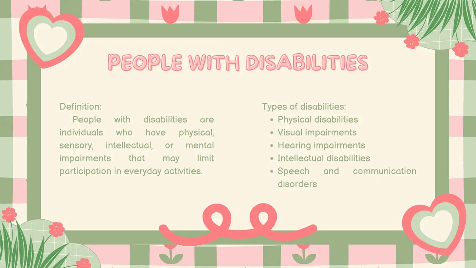 PEOPLE WITH DISABILITIES 3