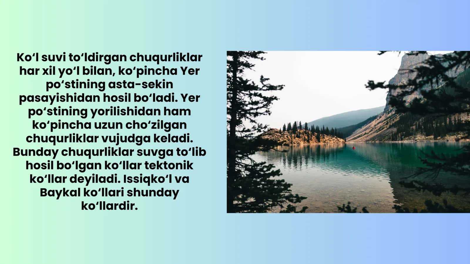 KO‘L VA MUZLIKLAR. YER OSTI SUVLARI By 3