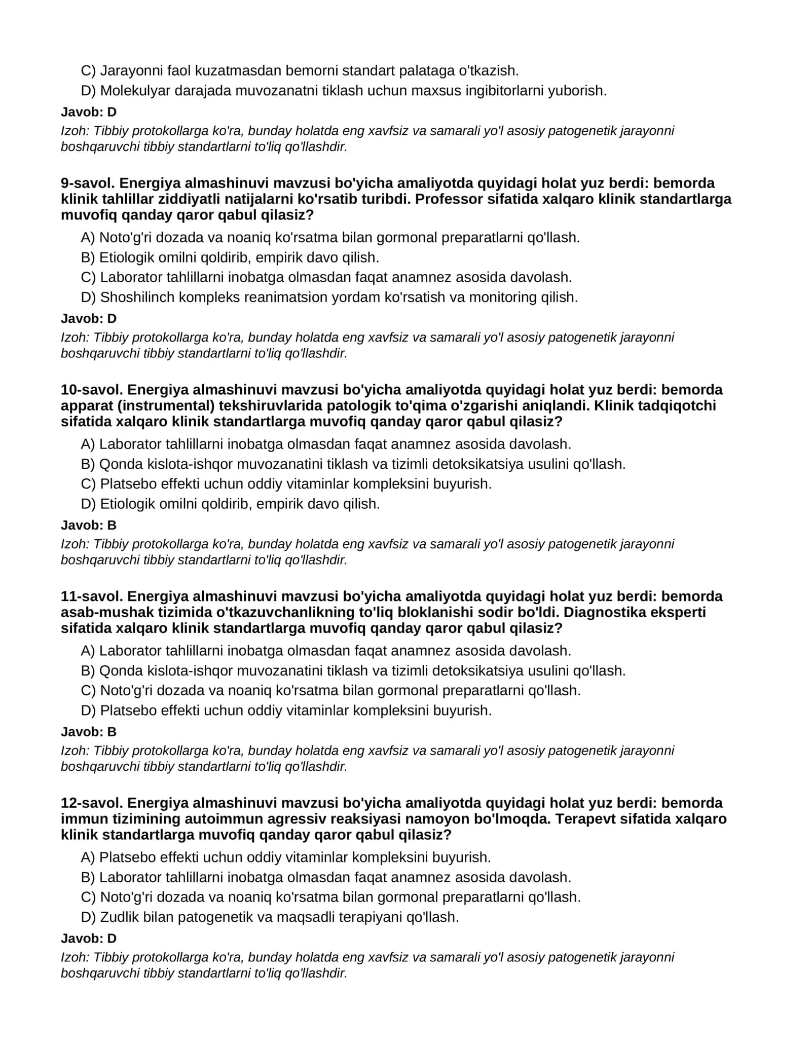 ENERGIYA ALMASHINUVI - 3-QISM 3