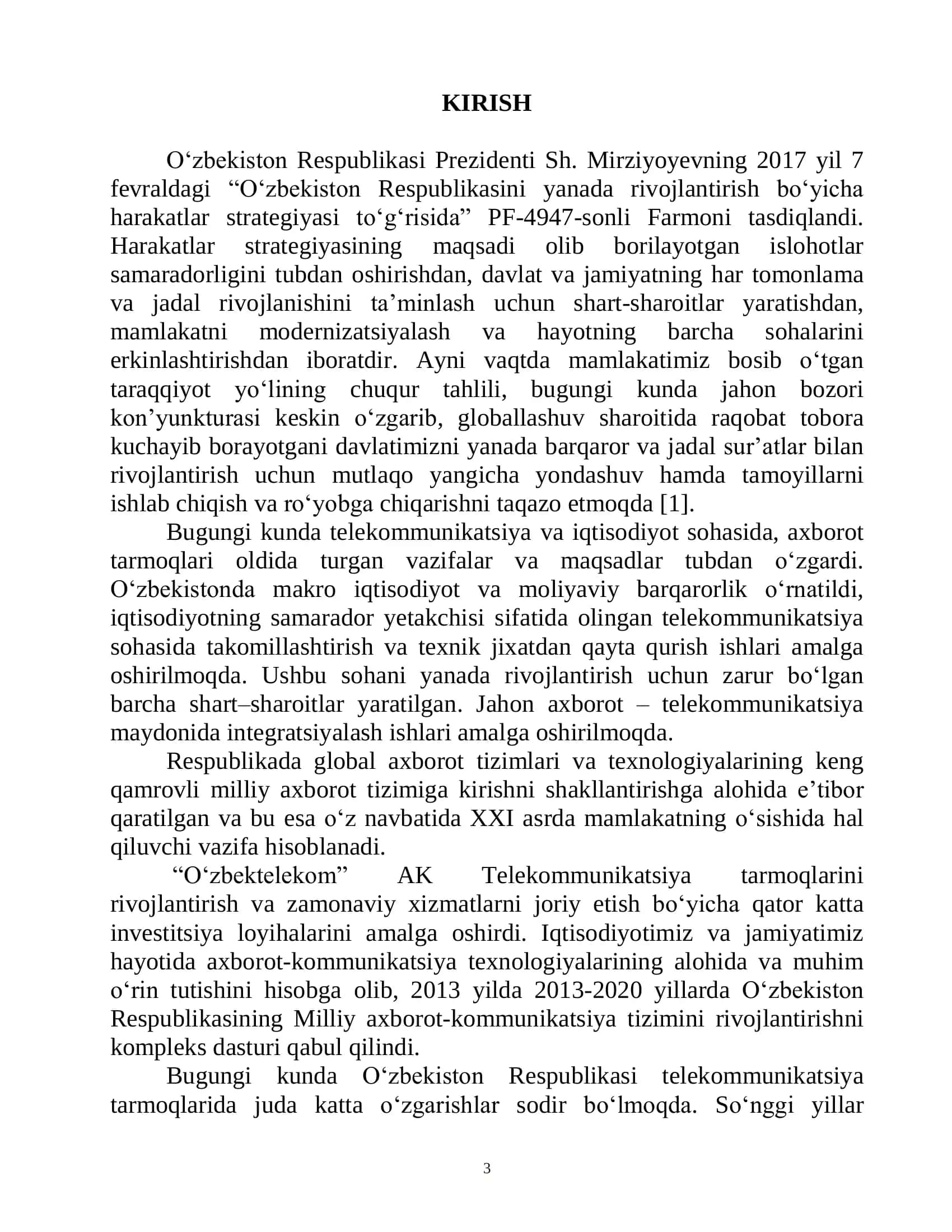 Multimediyali aloqa tarmoqlari 3