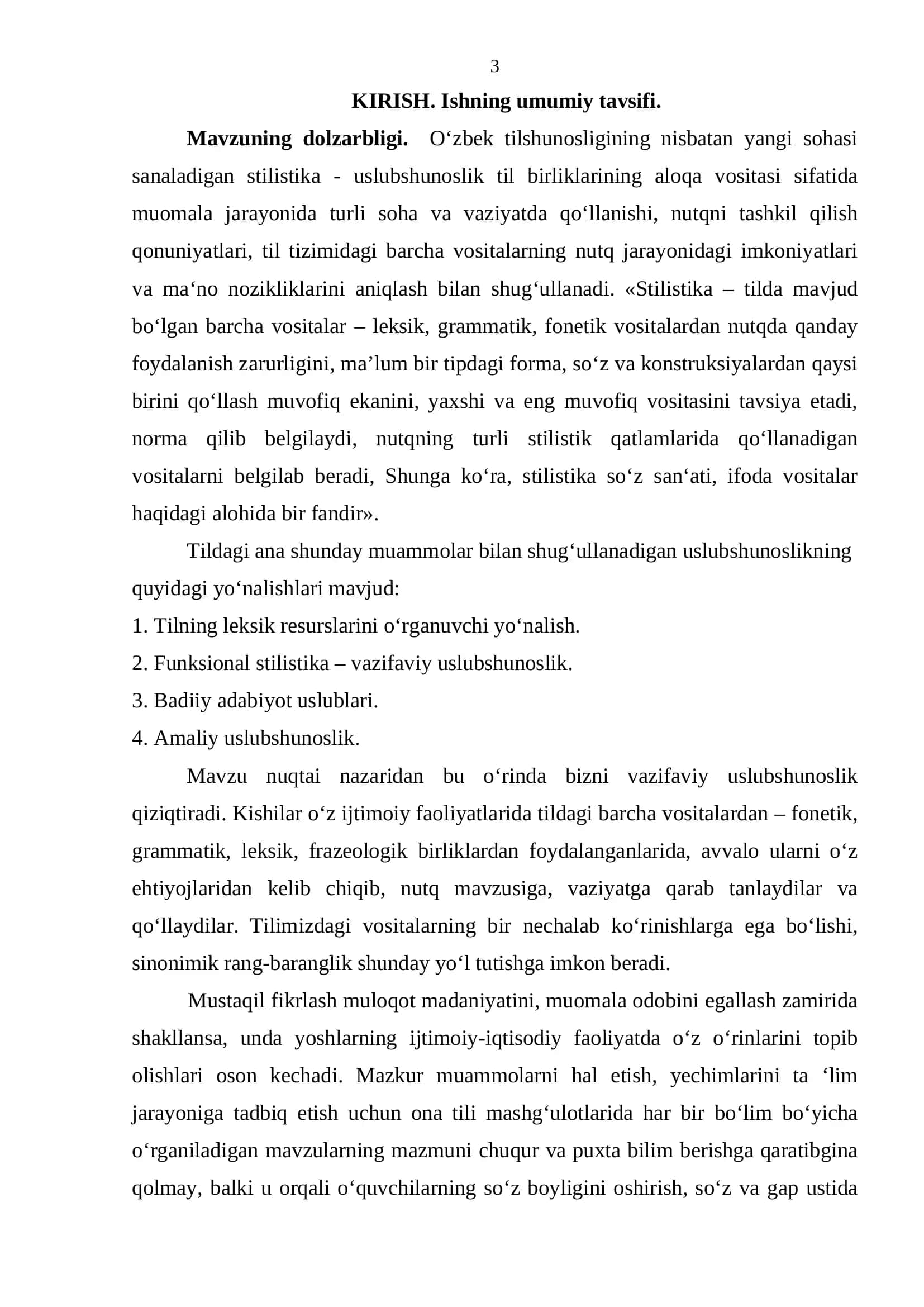 O'zbek Tilida Uslubiyot 3