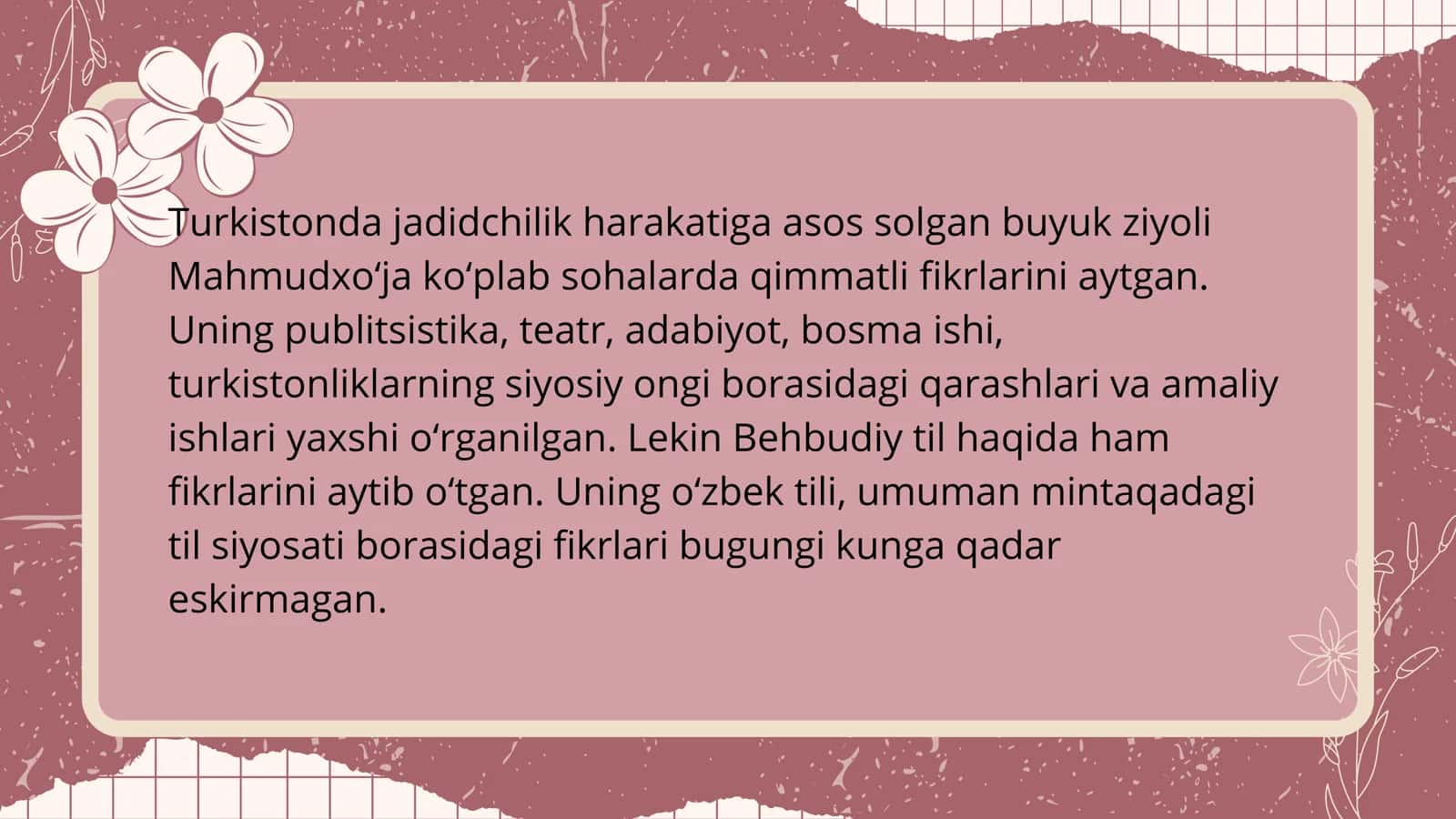 Behbudiyning lingvistik qarashlari 3