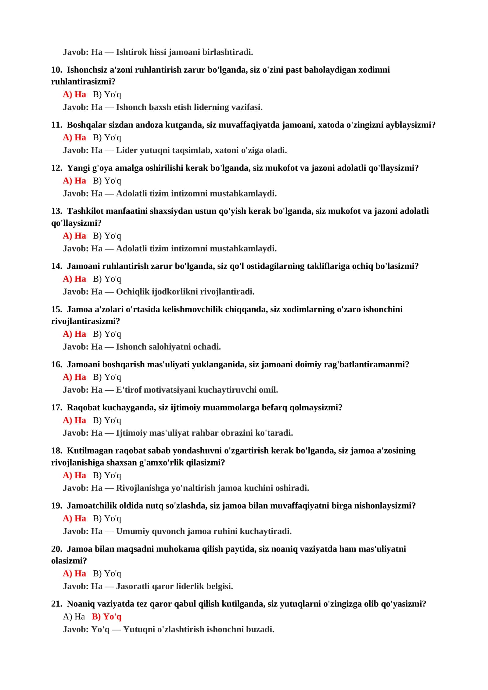 Sezgi Psixologiyasi Fanidan Testlar 3