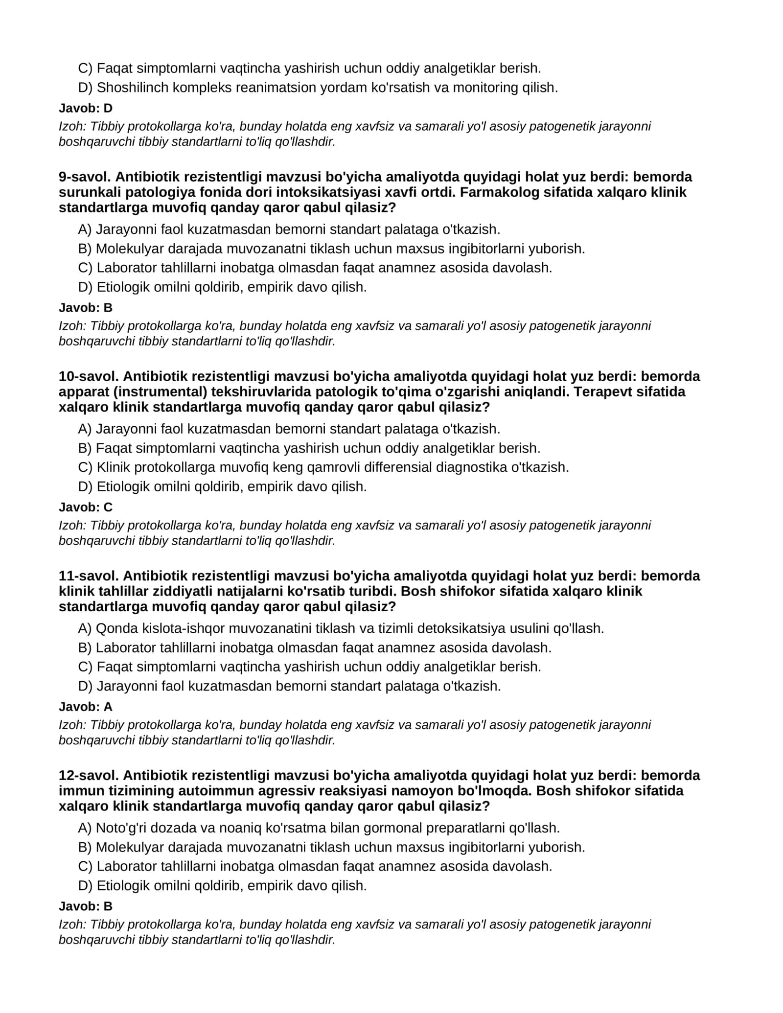 Antibiotik rezistentligi - 3-QISM 3