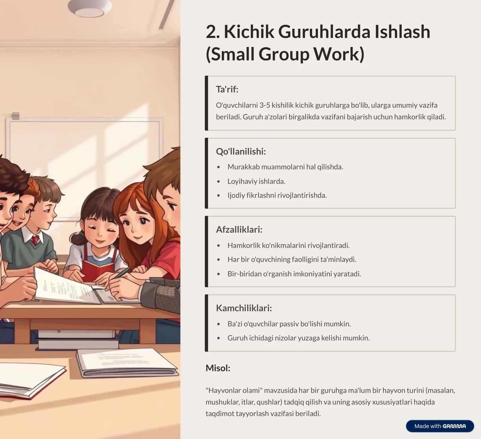 Interfaol Ma'ruza (Interactive Lecture) 3