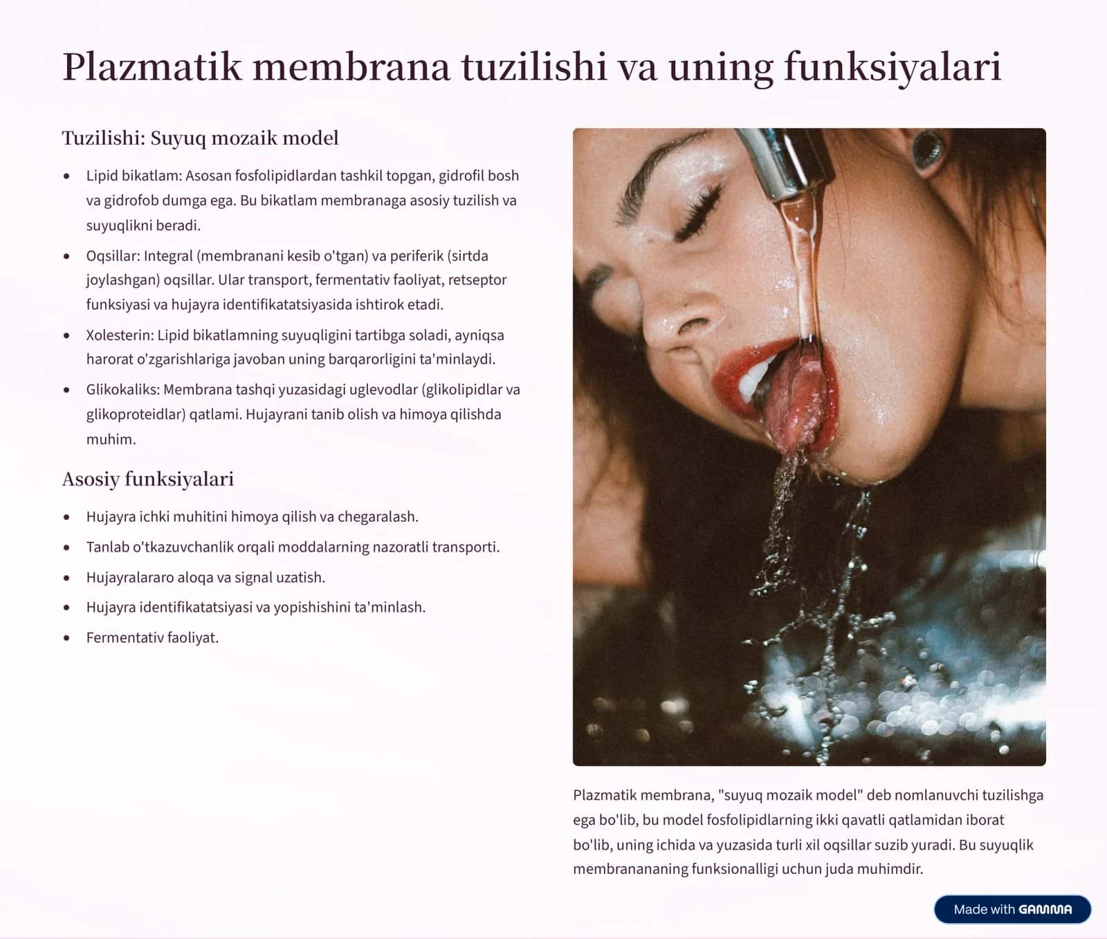 Plazmatik membrana o'tkazuvchanligiga haroratning ta'siri 3