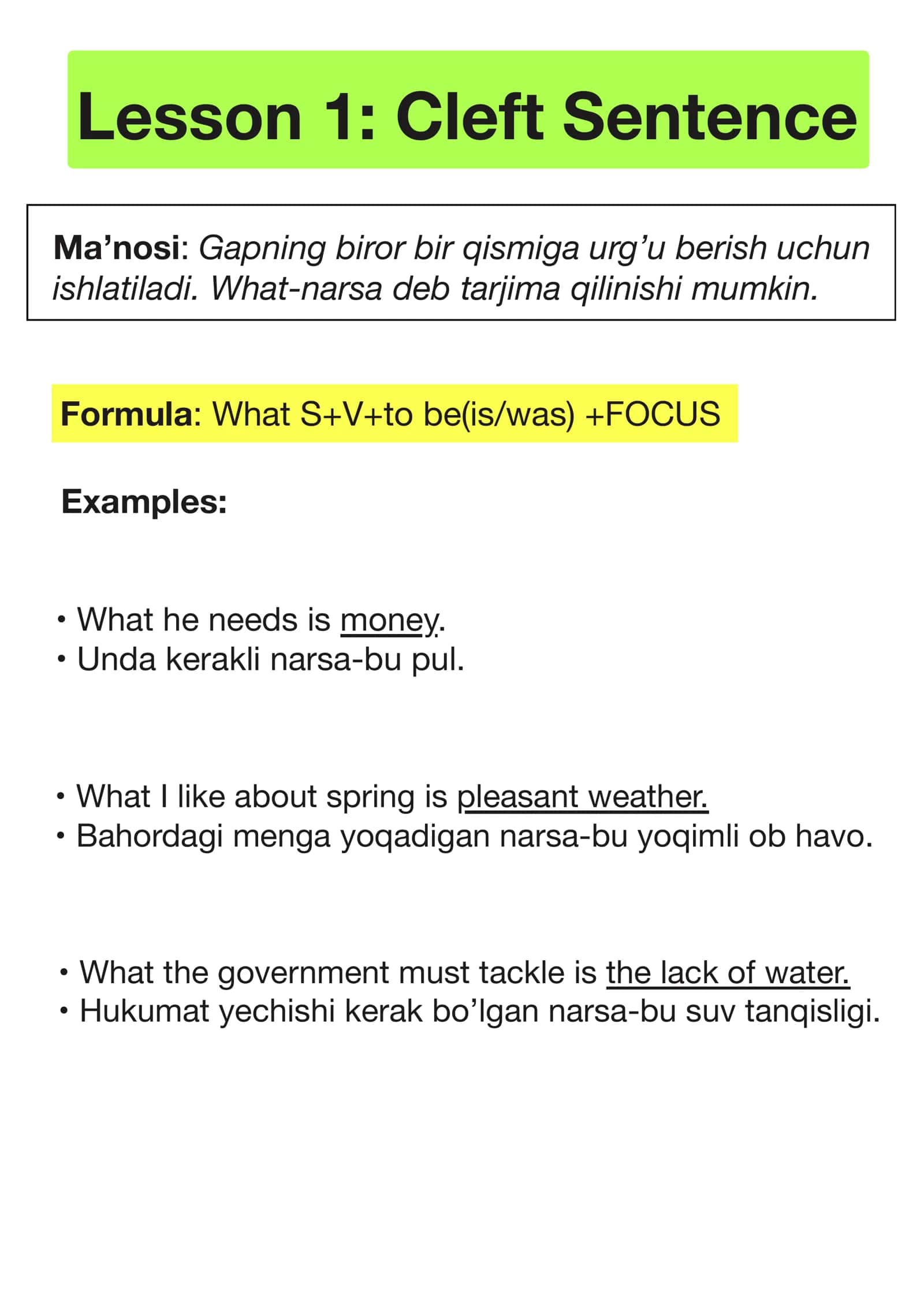 15 Advanced Grammar structures 3