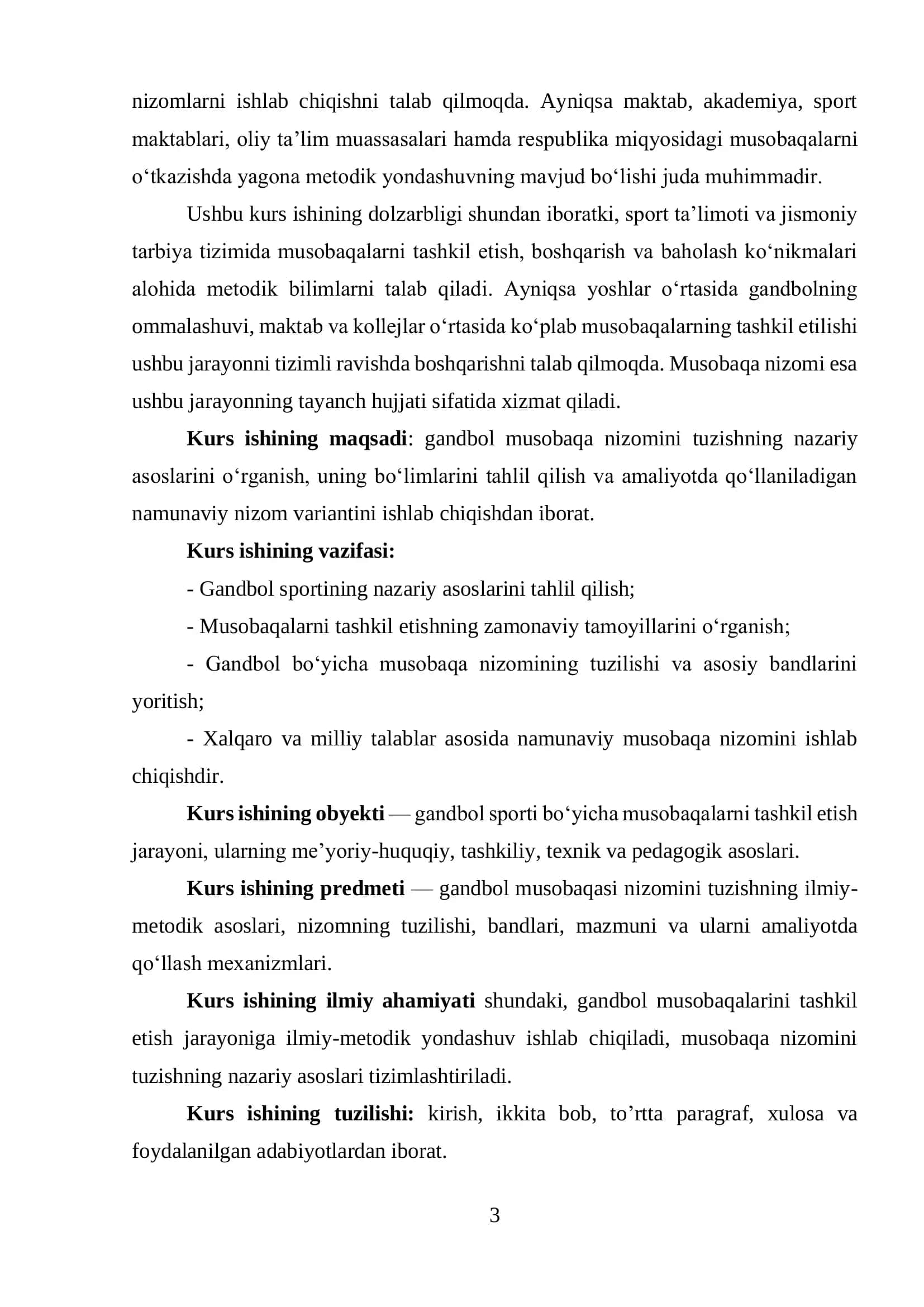 Gandol sportining nazariy asoslari va musobaqa tizimining shakllanishi 3