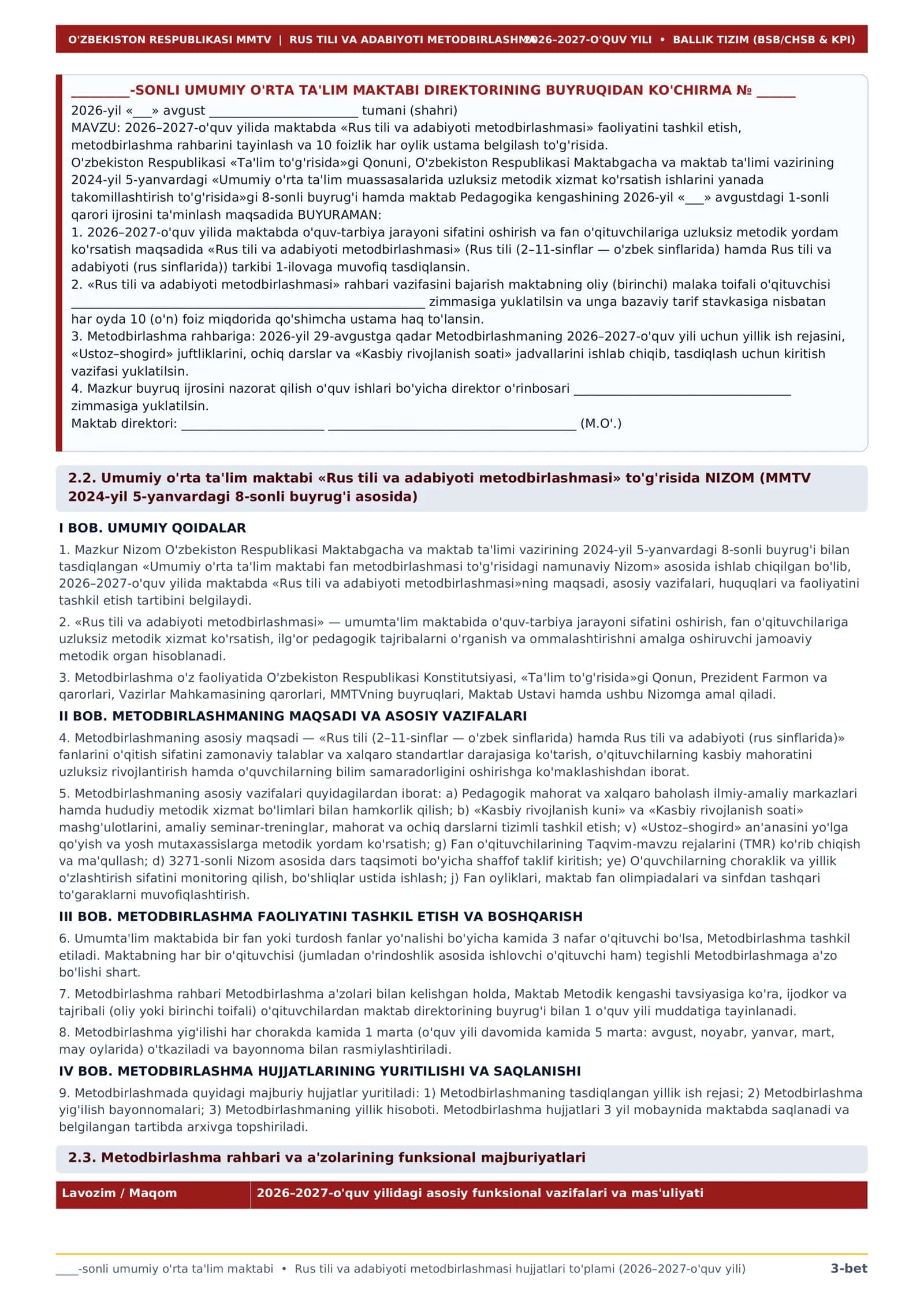Rus tili va adabiyot metodikasi 3