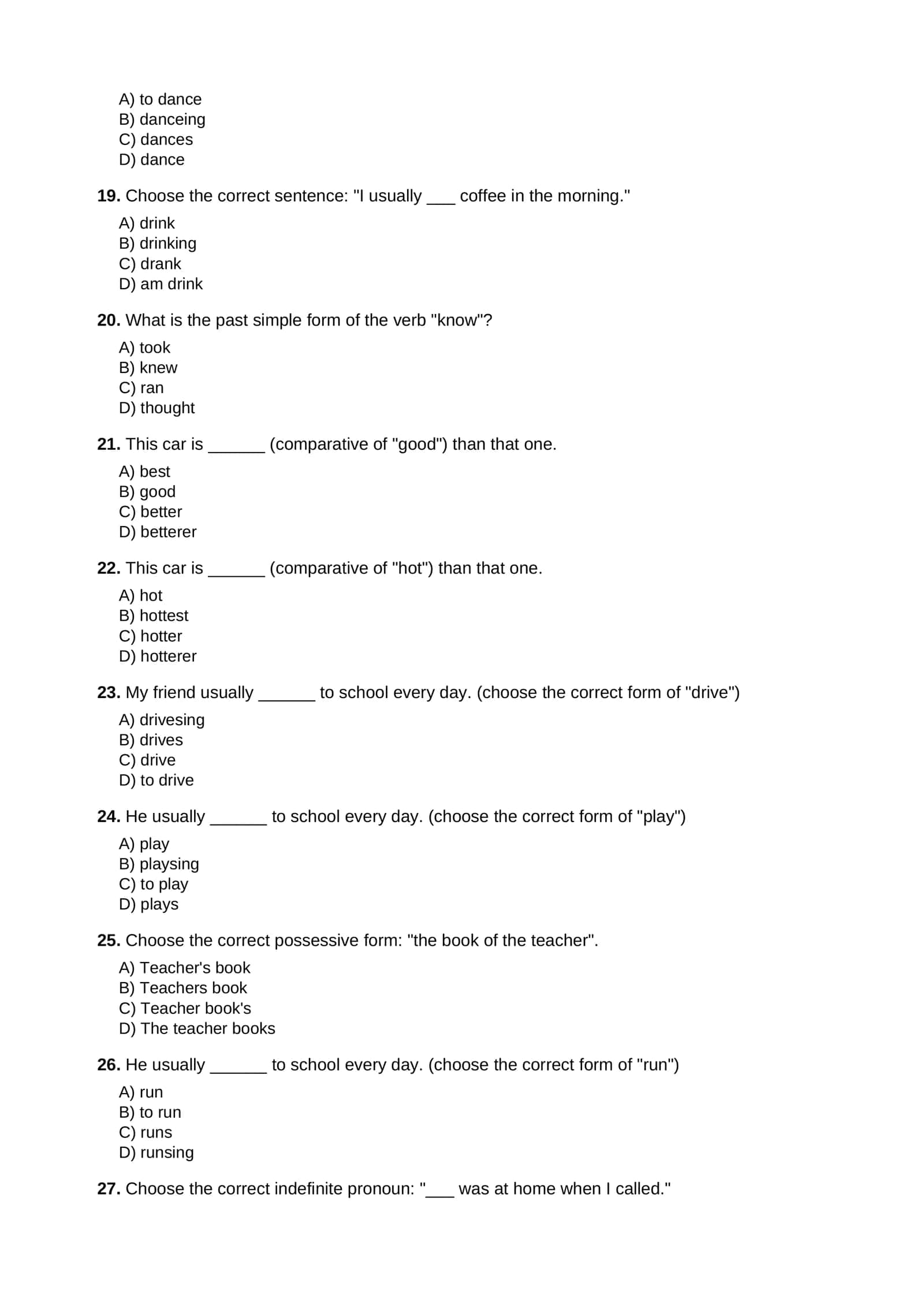 DTM uchun qiyinlashtirilgan test to'plami 3