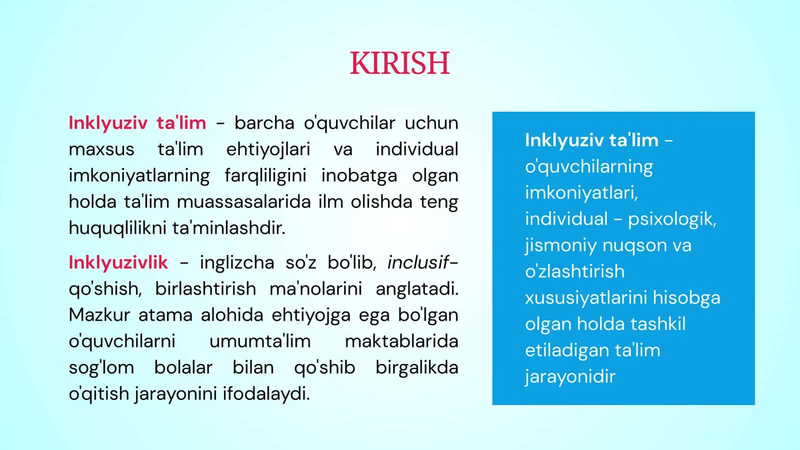Inklyuziv ta’limning huquqiy asoslari va xalqaro tajriba 3