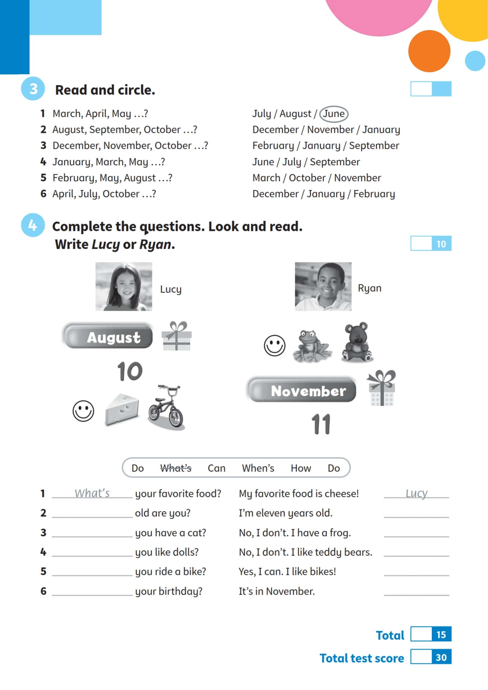 EXAM BOOK grade 3 cw 3