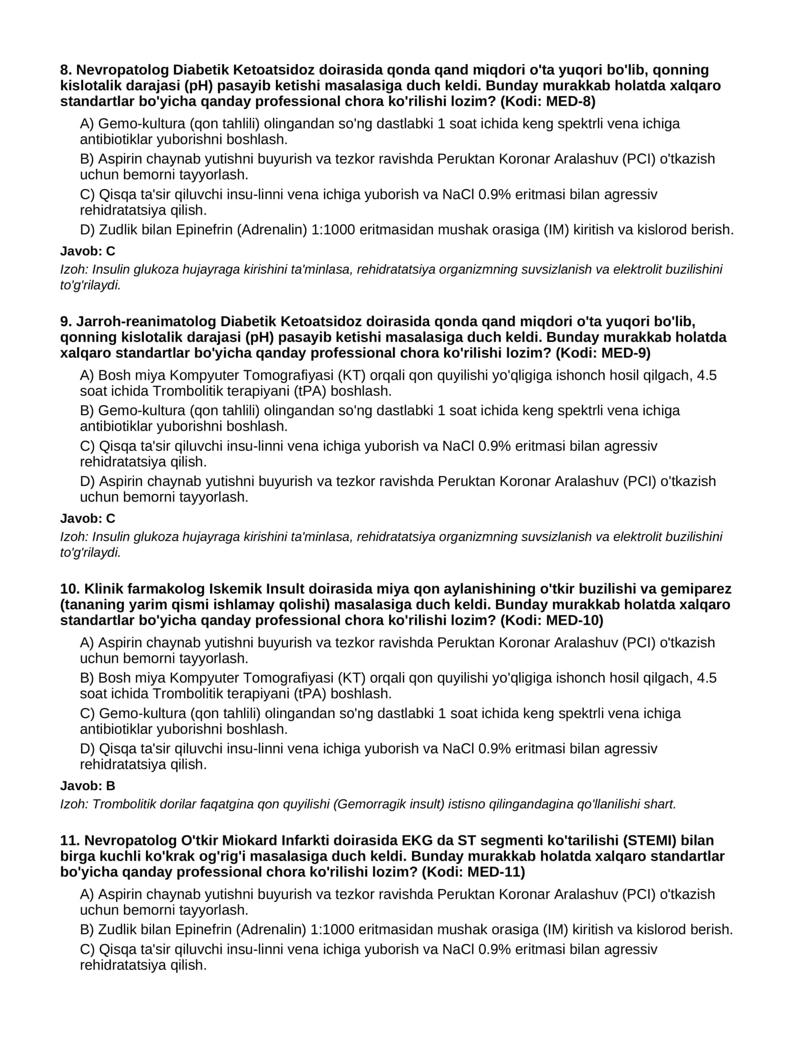 05 TIBBIYOT - 200 TA QIYIN TESTLAR 3