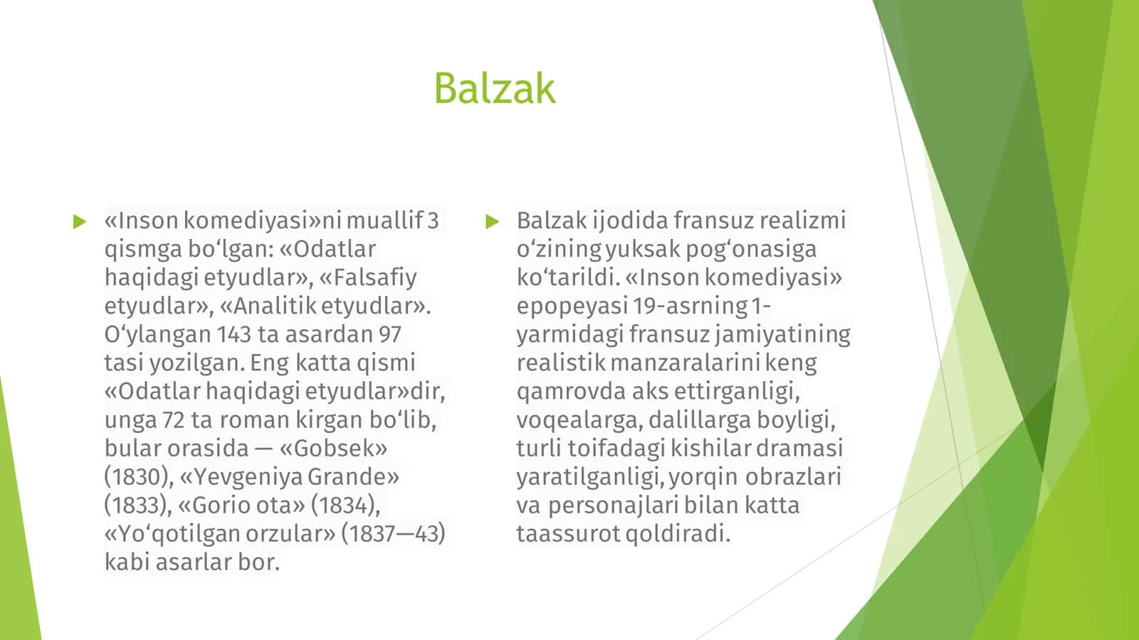 Balzak va uning “Gobsek” asari 3