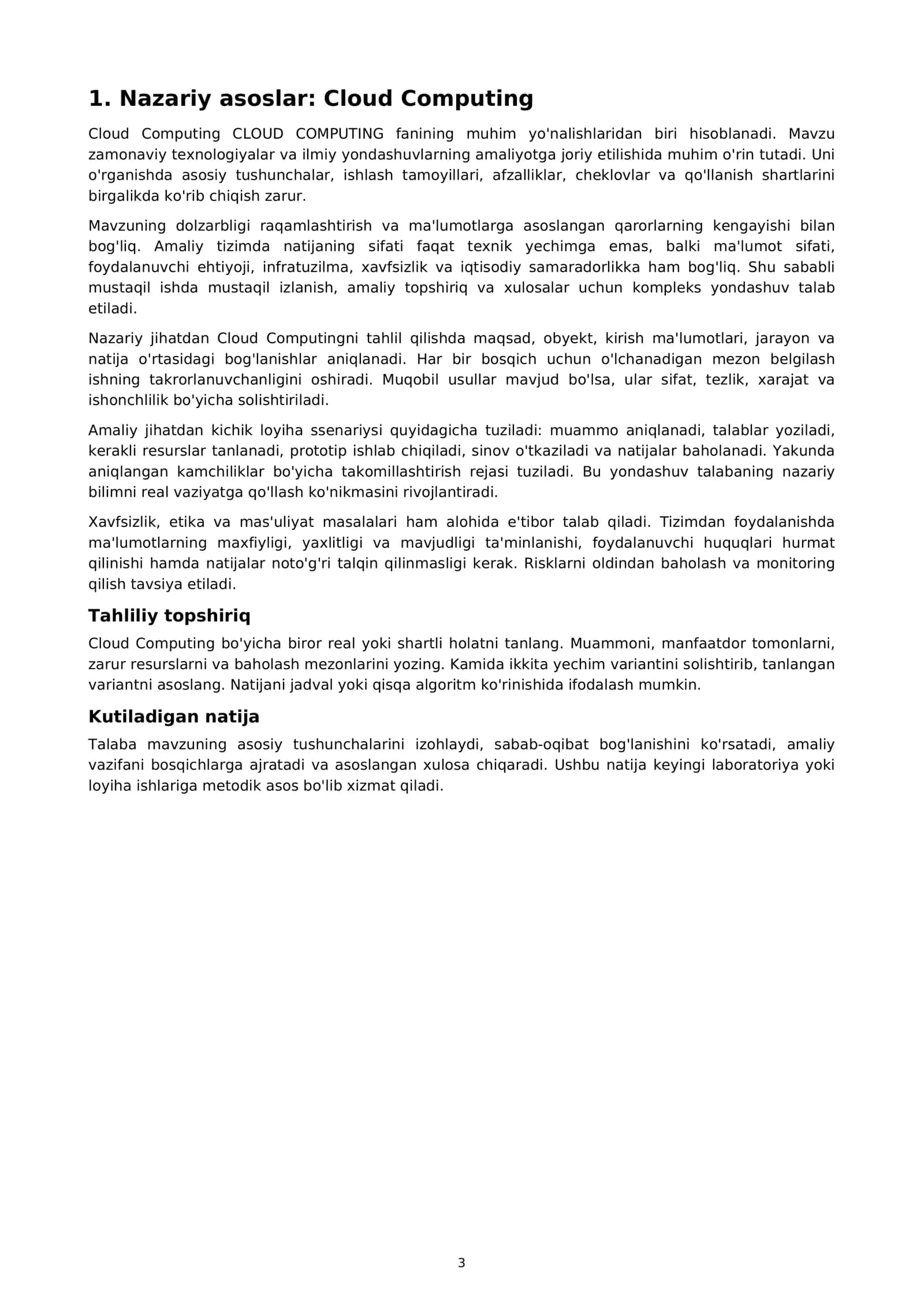 Cloud Computing 3