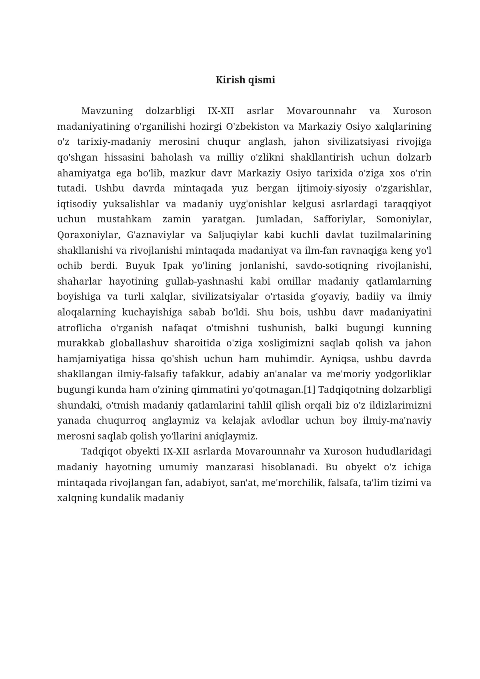 IX-XIII asrda Movorounnahr va Xurosonda madaniy hayot 3