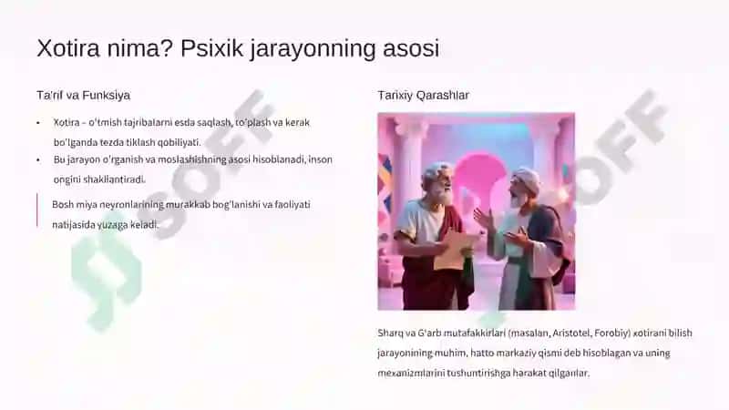 Xotira Rivojining Asosiy Omillari va Shart Sharoitlari 3