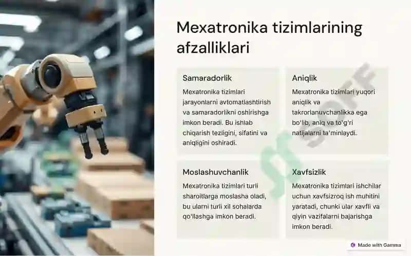 Zamonaviy mexatronika 3
