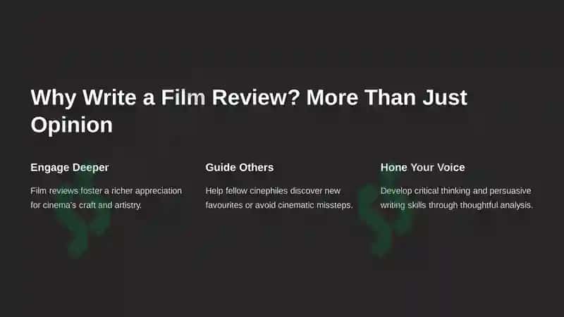 Crafting the Critique: A Guide to Exceptional Film Reviews 3