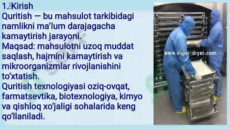 Quritish texnologiyasi 3