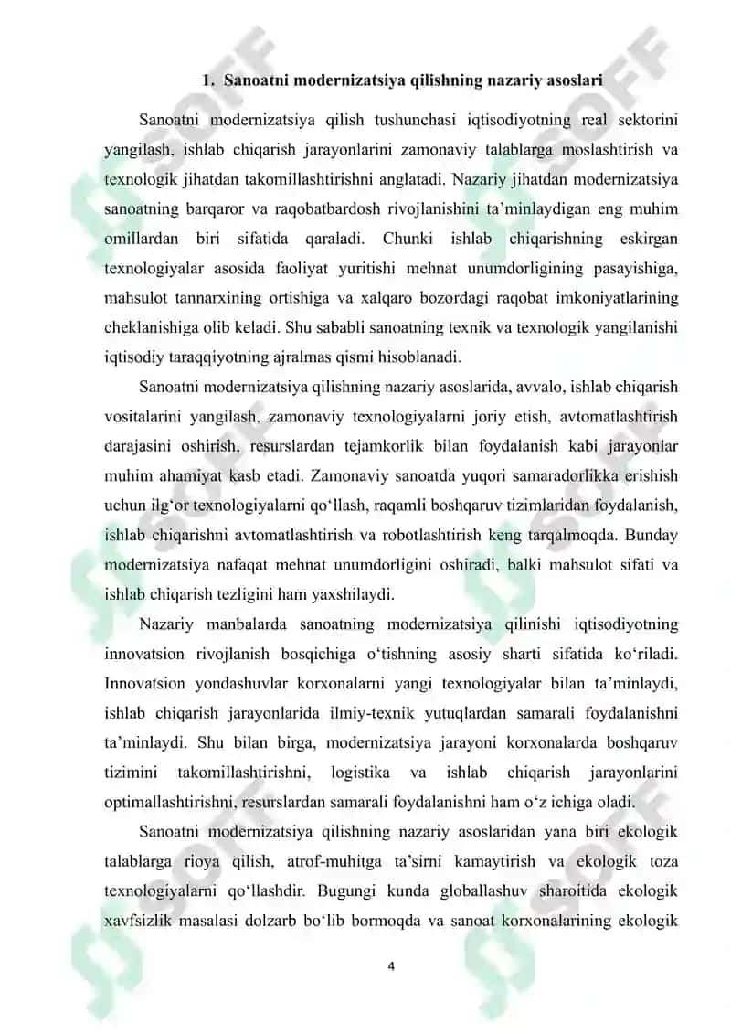 Sanoatni modernizatsiya qilish va diversifikatsiya strategiyasi 3