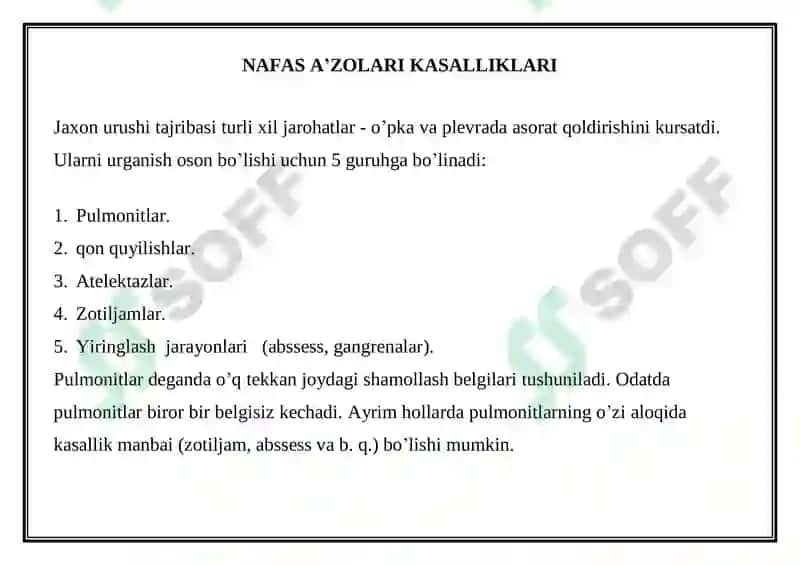 Yaradorlarda Ichki A'zolar Kasalliklari Profilaktikasi 3