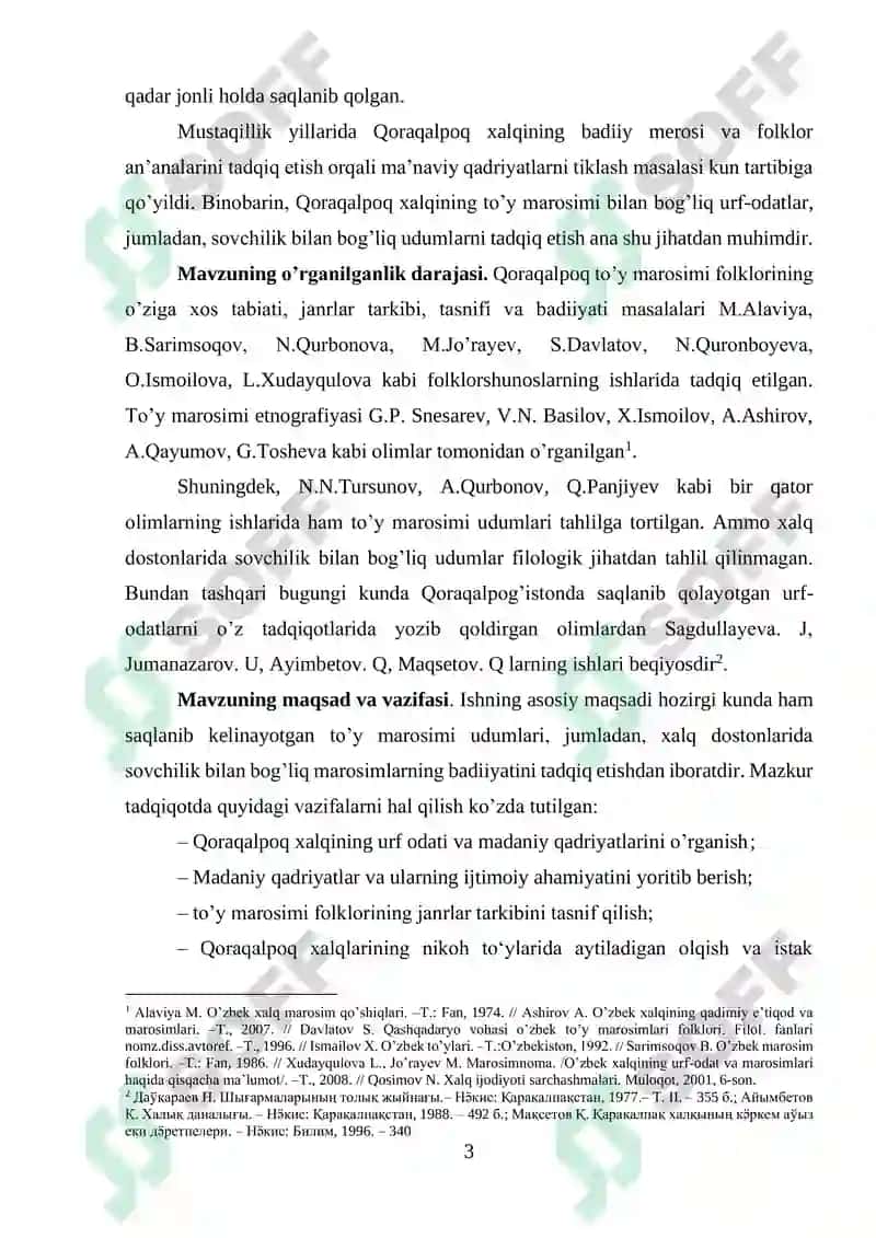 Qoraqalpoq xalqining urf odati va madaniy qadriyatlari 3
