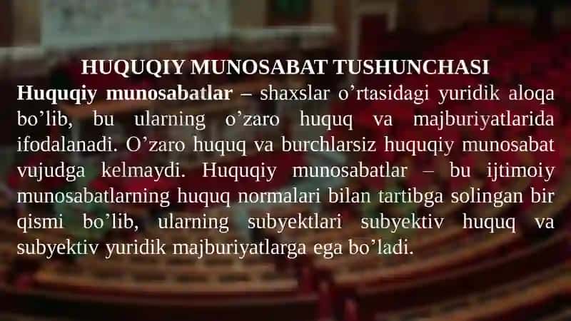 Huquq Layoqati va Muomala Layoqati 3
