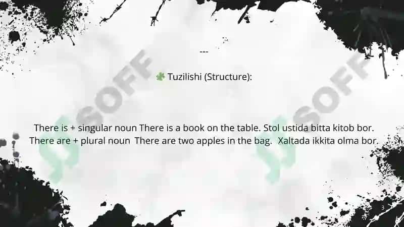 THERE IS / THERE ARE 3