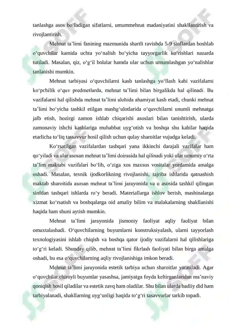 Texnologiya fani o‘qituvchisini axborot olishga oid kasbiy kompetentligini 3
