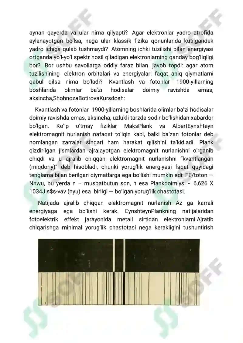 Vodorot atomining Bor nazaryasi 3