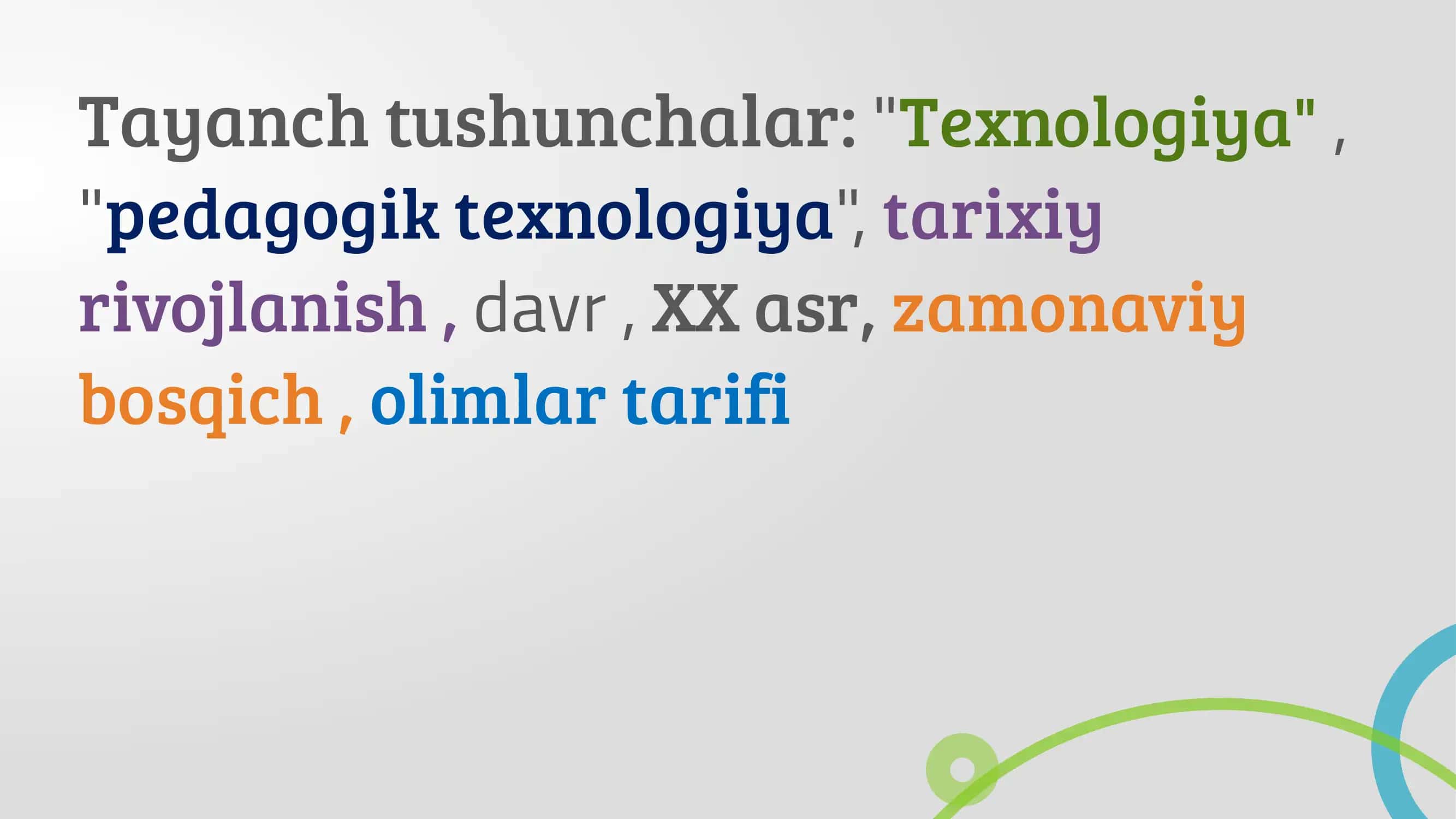 Pedagogik texnologiyaning rivojlanish tarixi 3