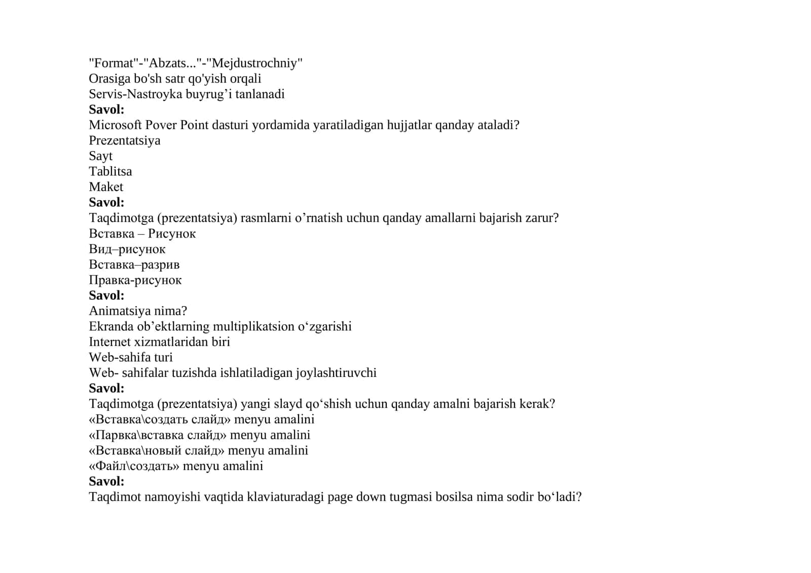 MS Word 3