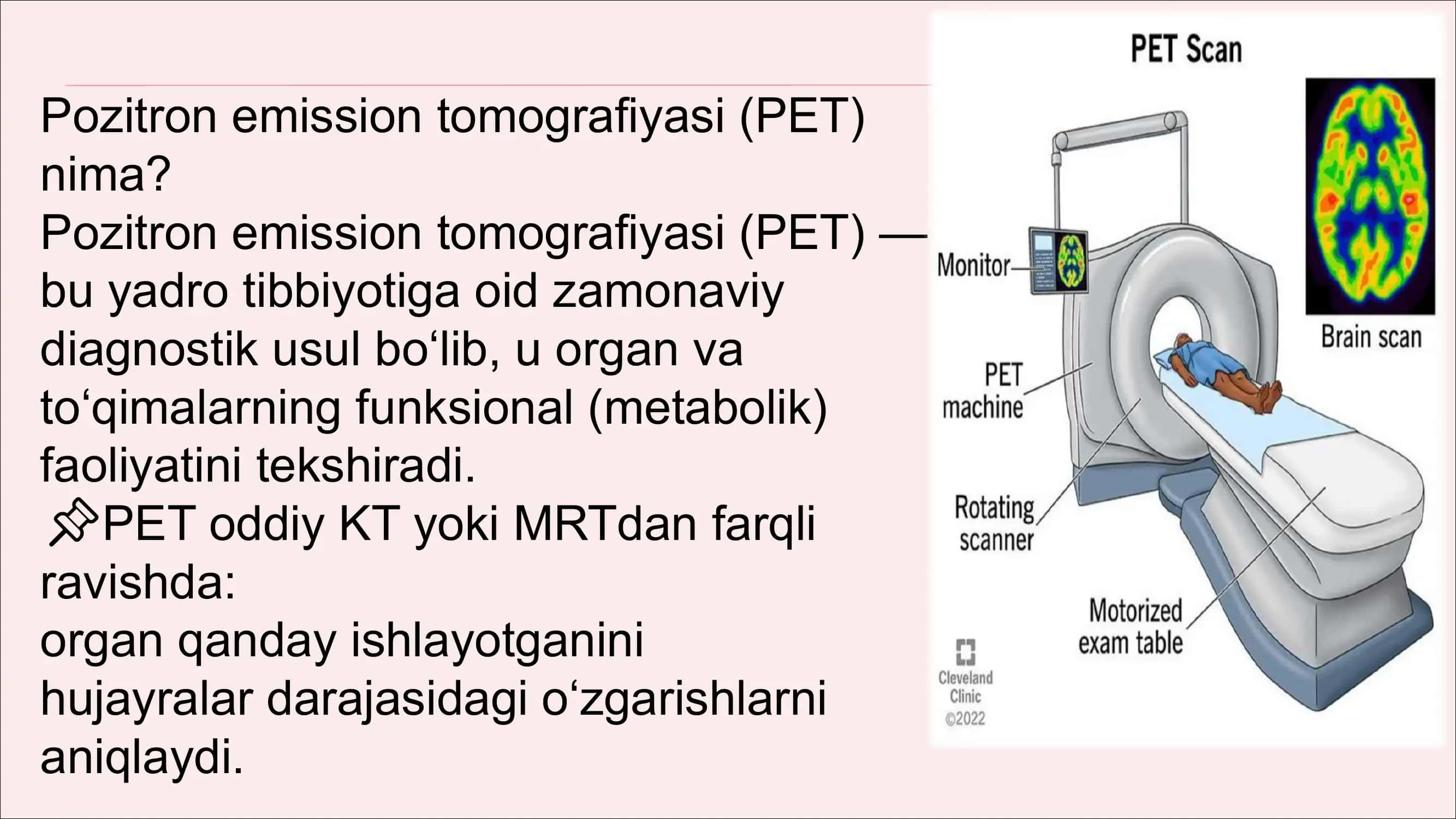 Pozitron-emission tomografiyasi 3