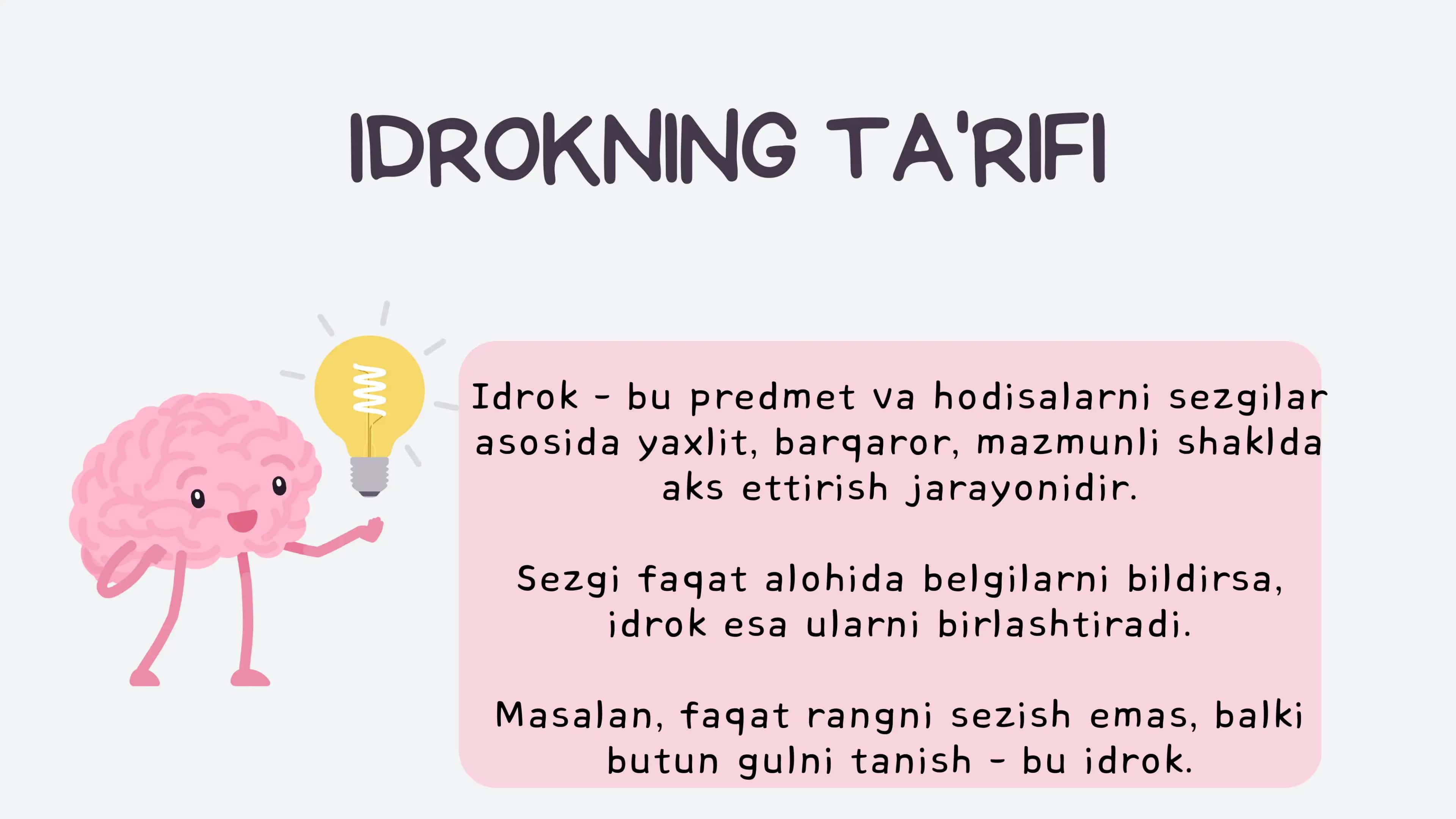 Idrok Haqida 3