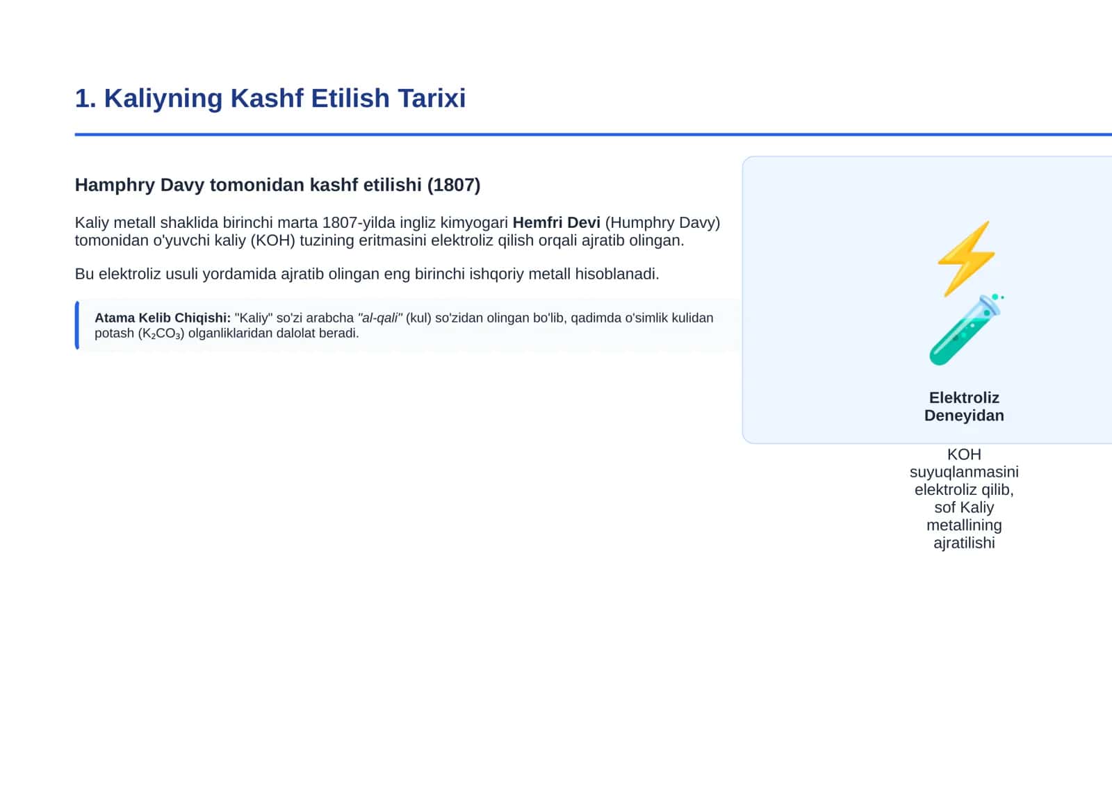 Kaliy Elementi uchun taqdimot 3