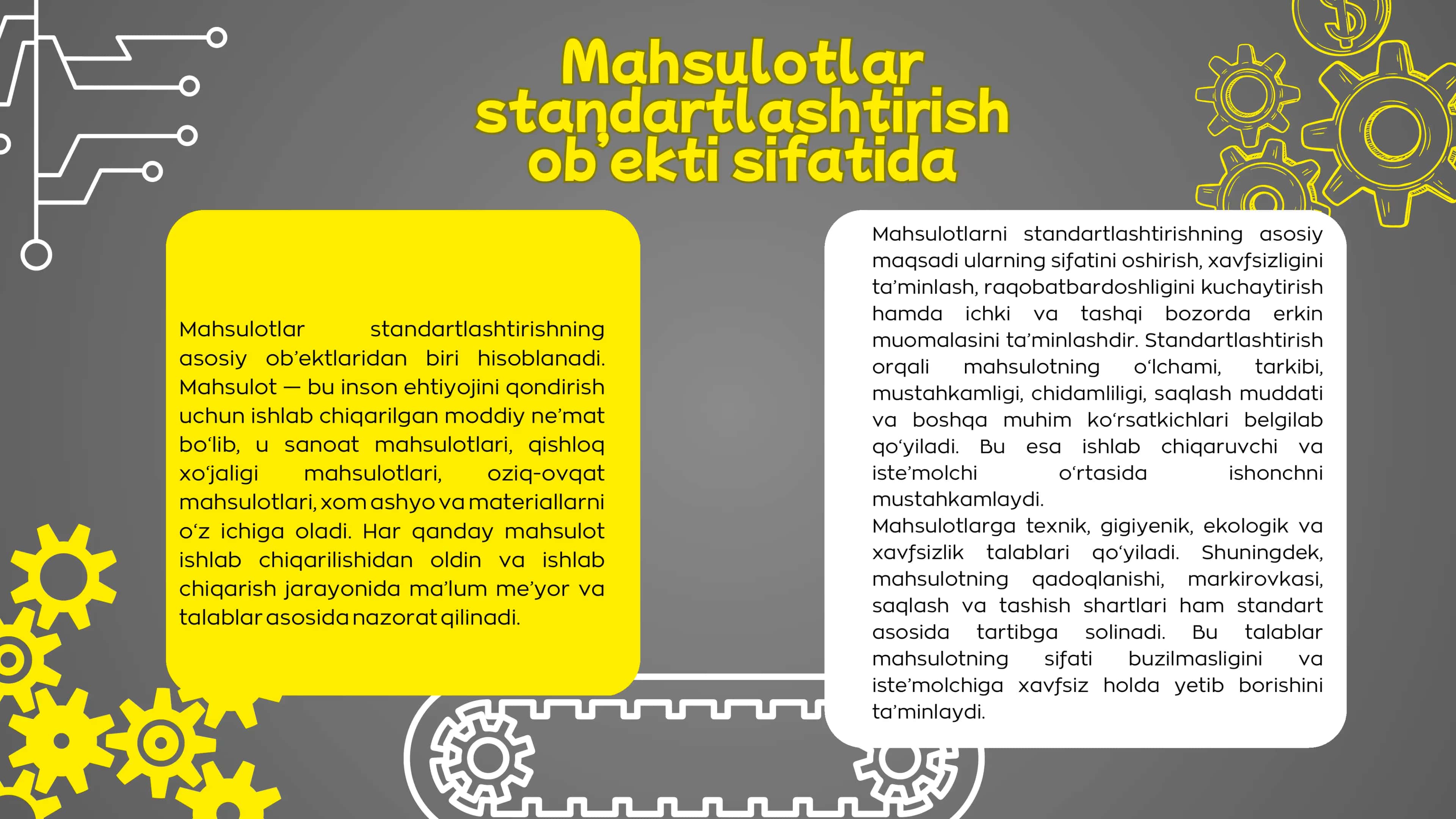 Standartlashtirish ob’yektlari 3