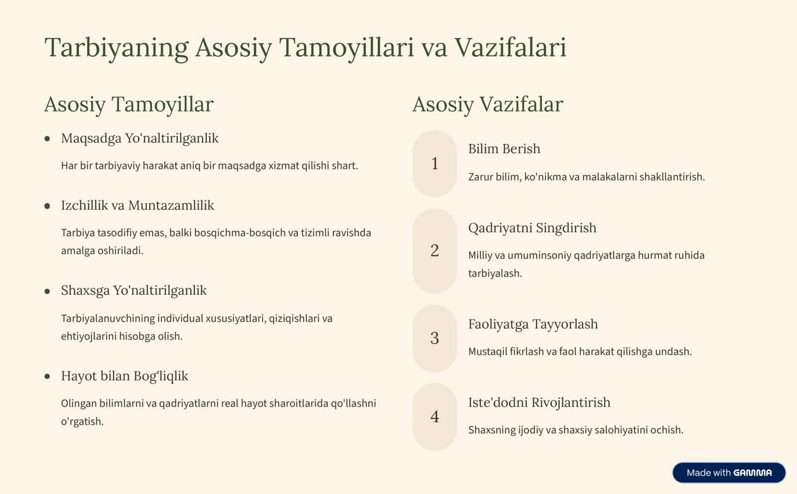 Pedagogik Jarayon va Tarbiyaning Mohiyati "IMAK" Texnologiyasini Qo'llash Misolida 3