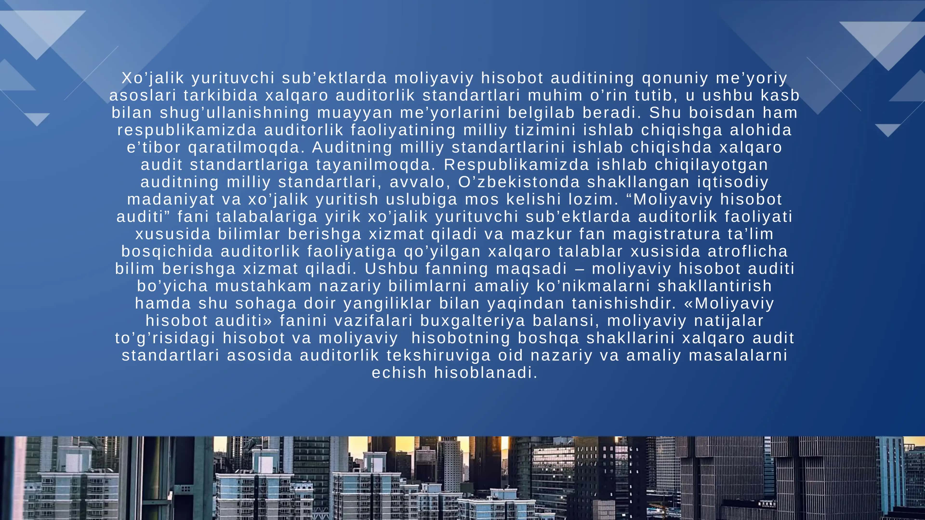 Moliyaviy Hisobot 3