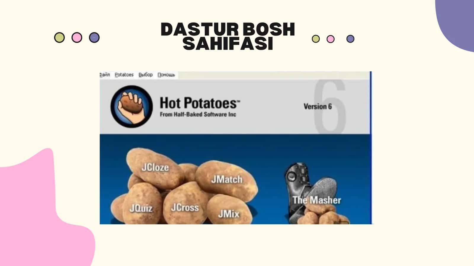 Hotpototoes dasturida krassvord tayyorlash 3