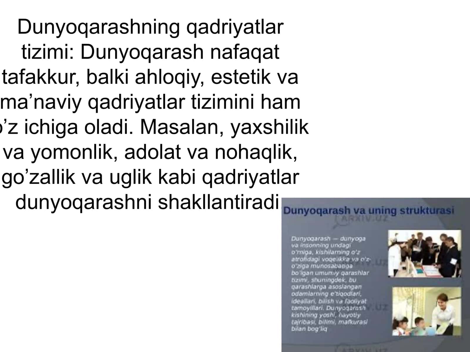 Dunyoqarash 3