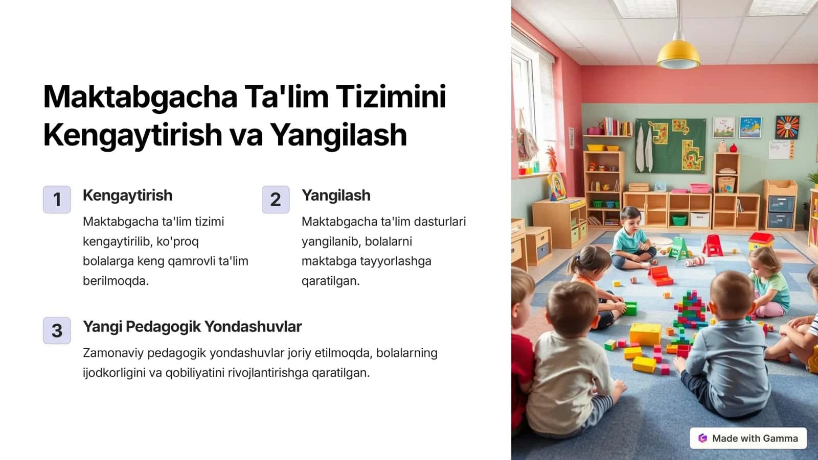 Ta'lim Tizimining Modernizatsiyasi va Rivojlantirilishi 3