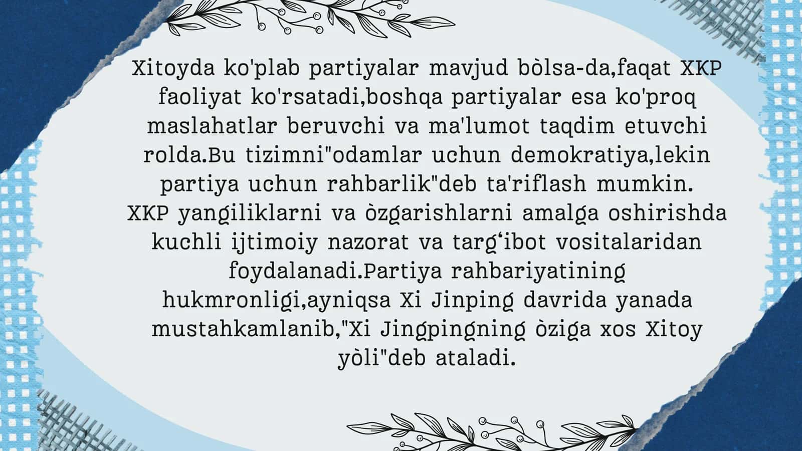 Xitoy, Hindiston va Yaponiyada siyosiy mafkuralar. 3