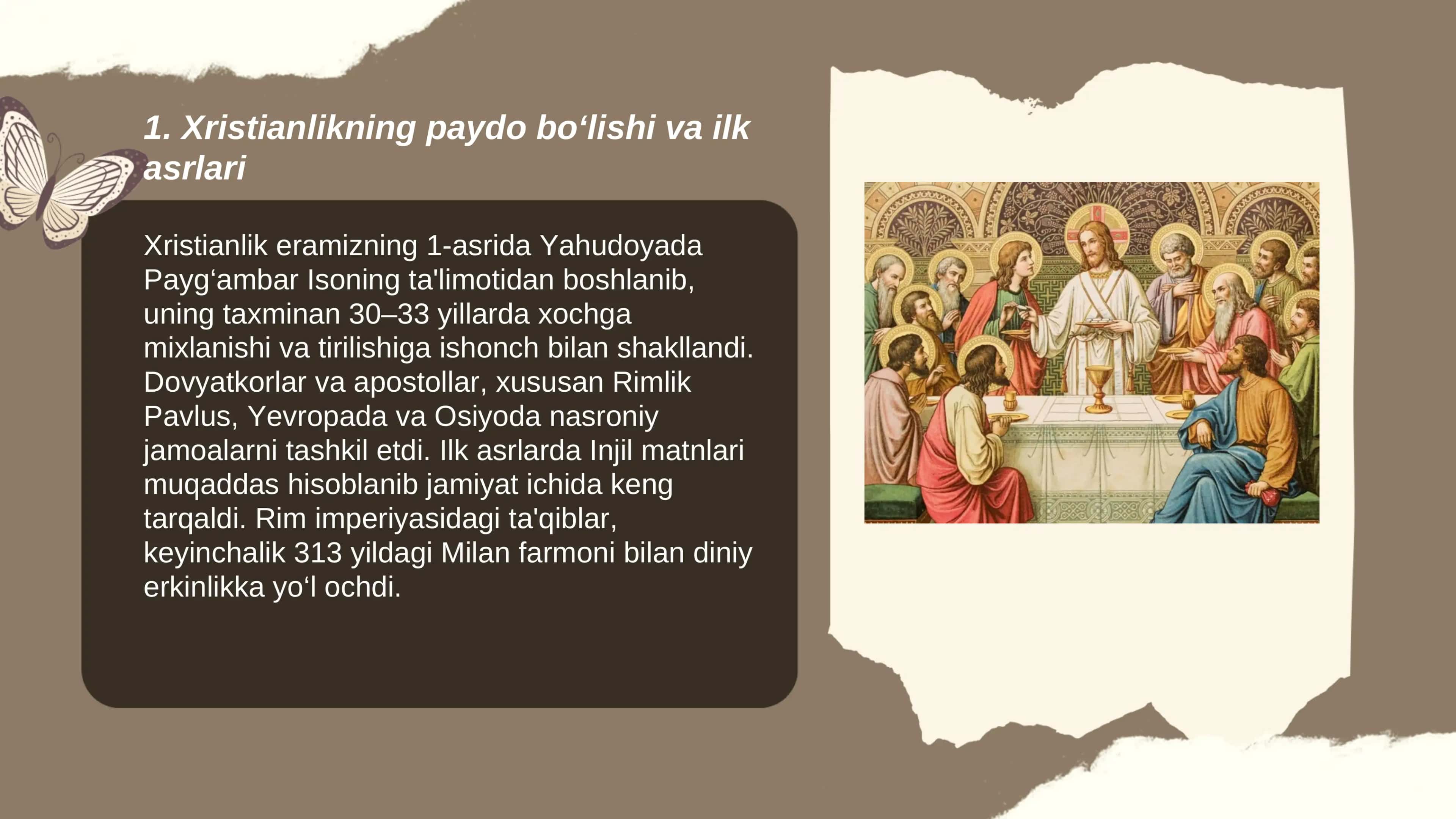 Xristian dinining tarixi 3
