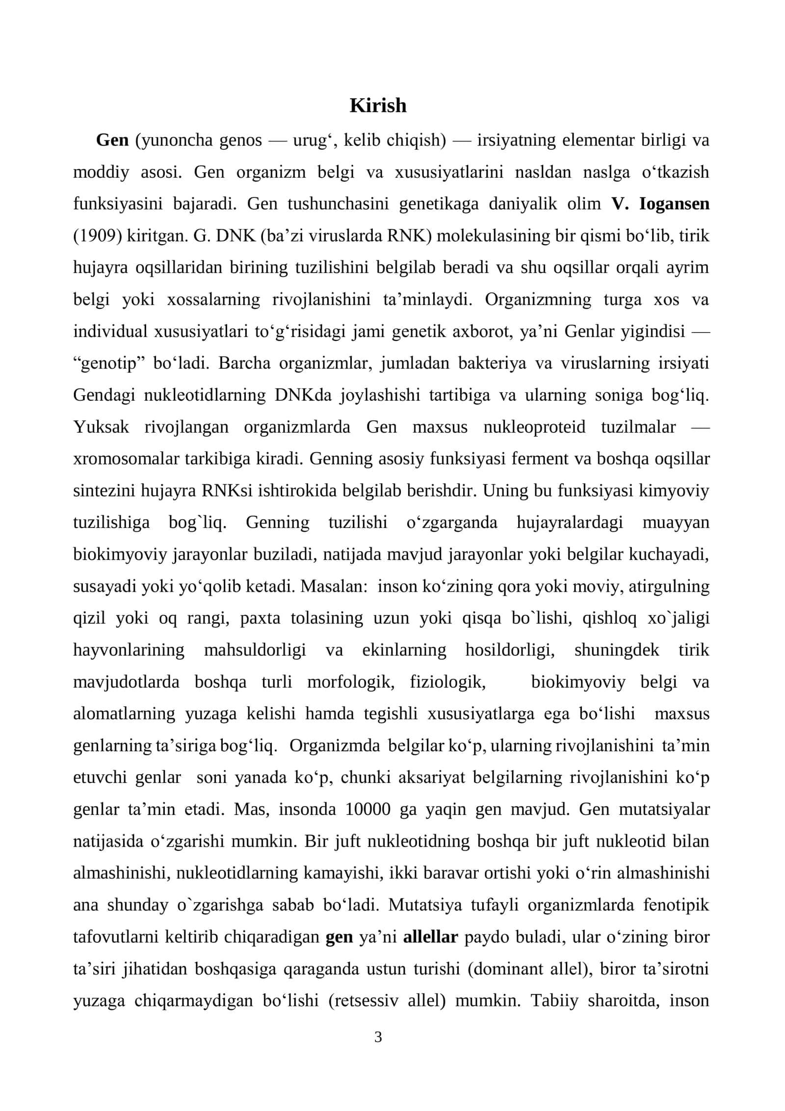 Gen va gen konsepsiyasi haqida tushuncha 3