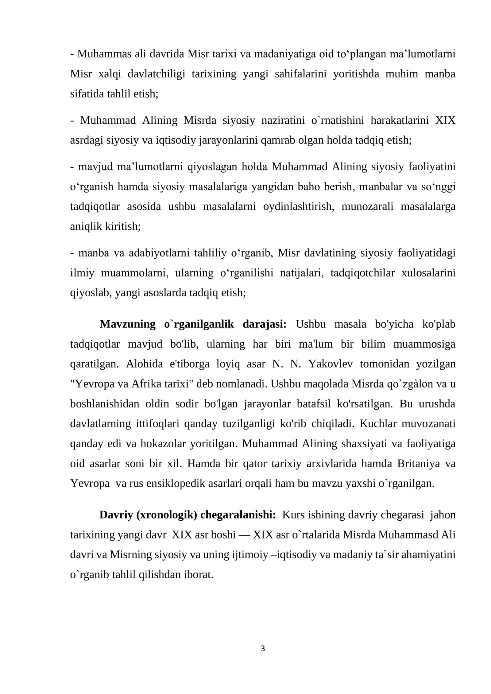 Misr Muhammad Ali hukmronligi davrida 3