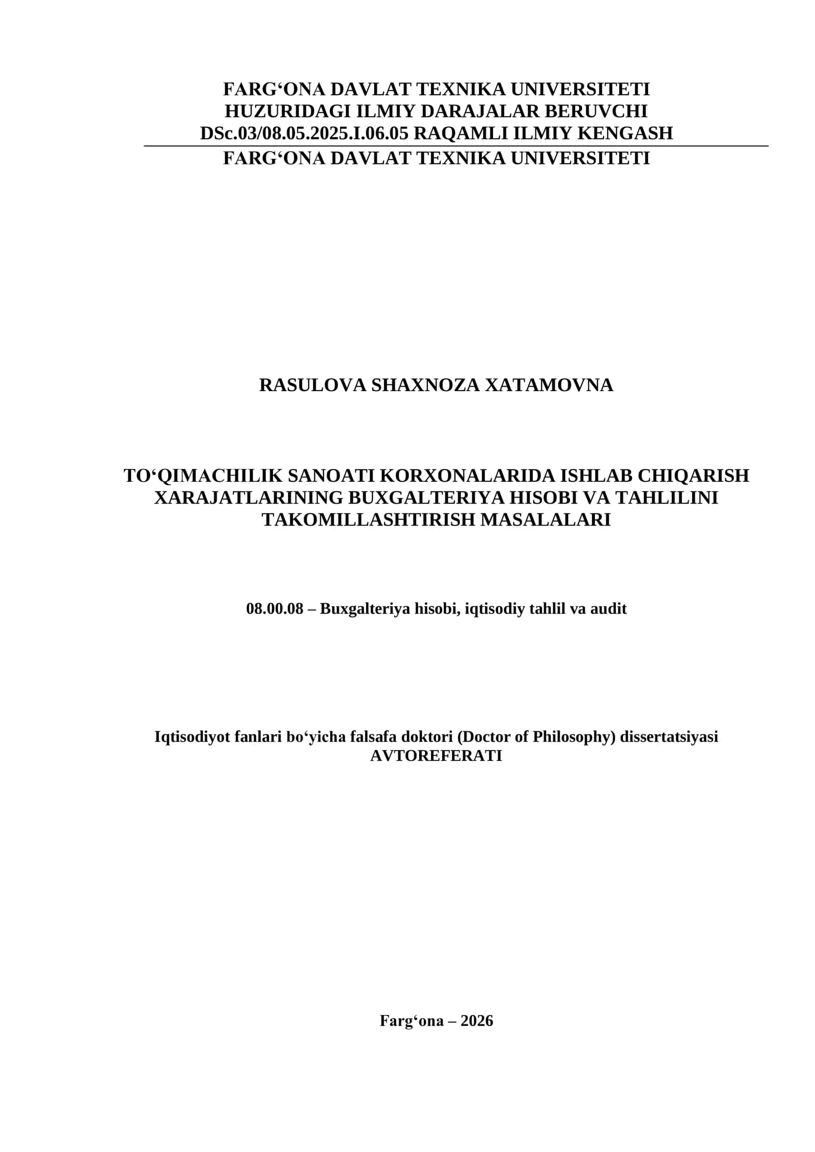 Doktor dissertationi avtoreferati 3