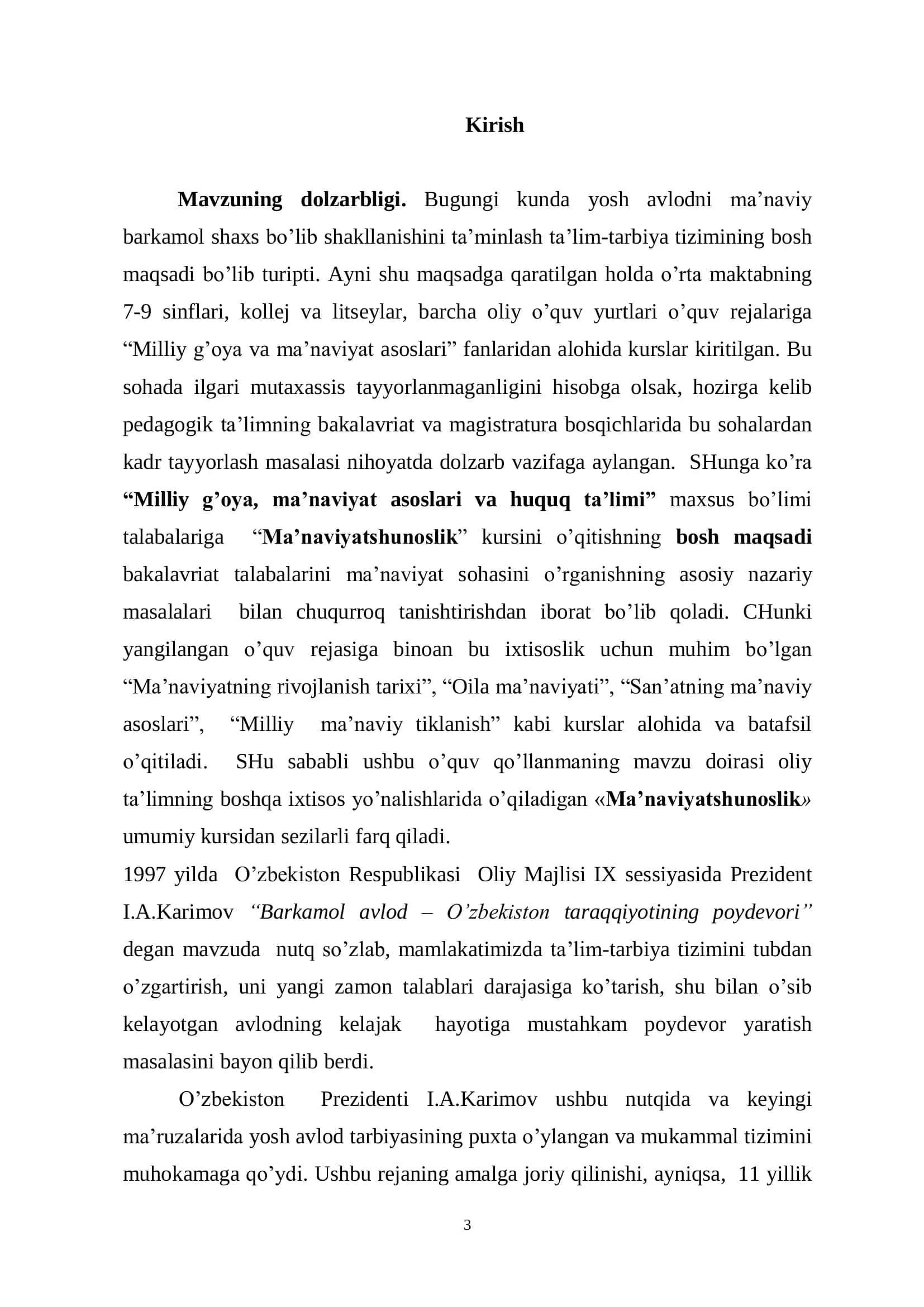 Shaxs ma'naviyatini shakllantirishda ta'lim-tarbiya muassasalarining mas'uliyati 3