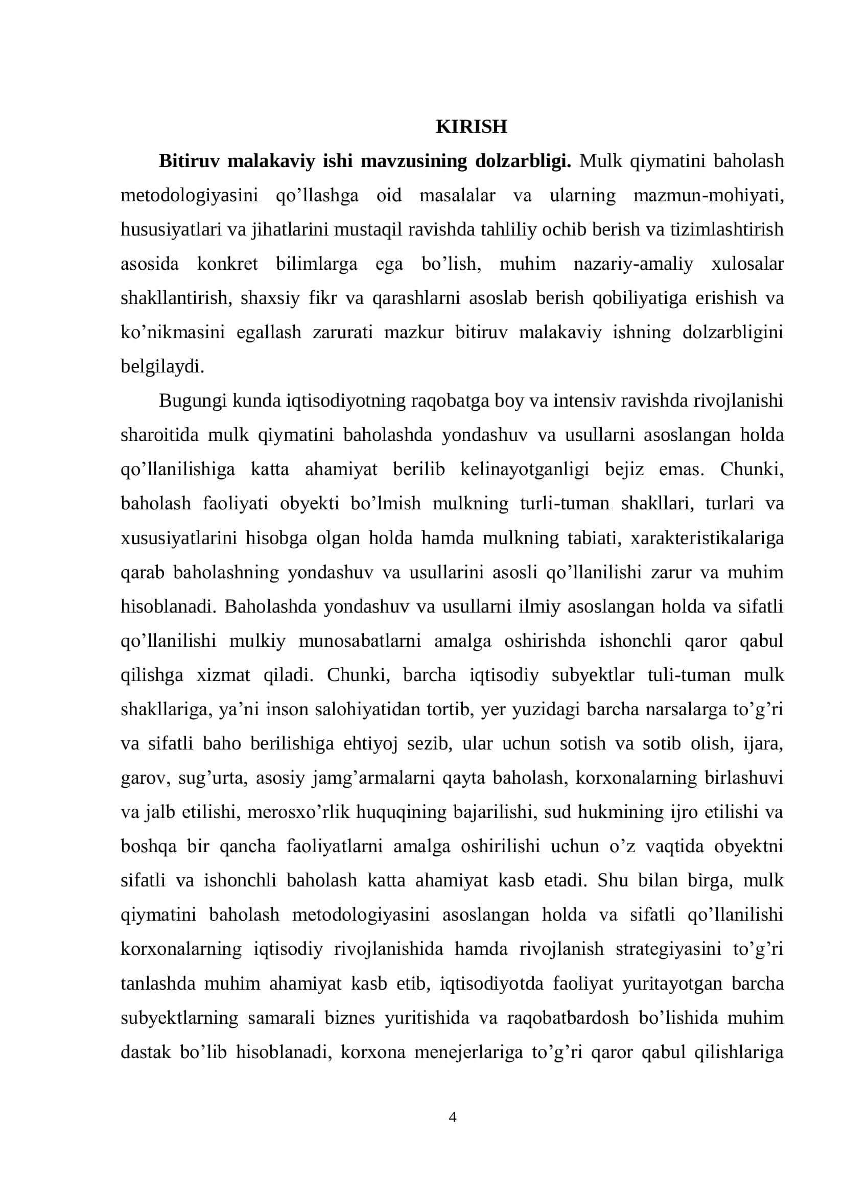 MULKNING BAHOLASHDA YONDASHUV VA USULLARNING QO'LLANILISHI 3